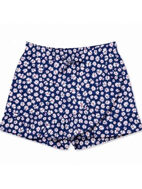 Sweet Butterfly Girls Navy & Pink Floral Wrap Front Shorts Size 10/12